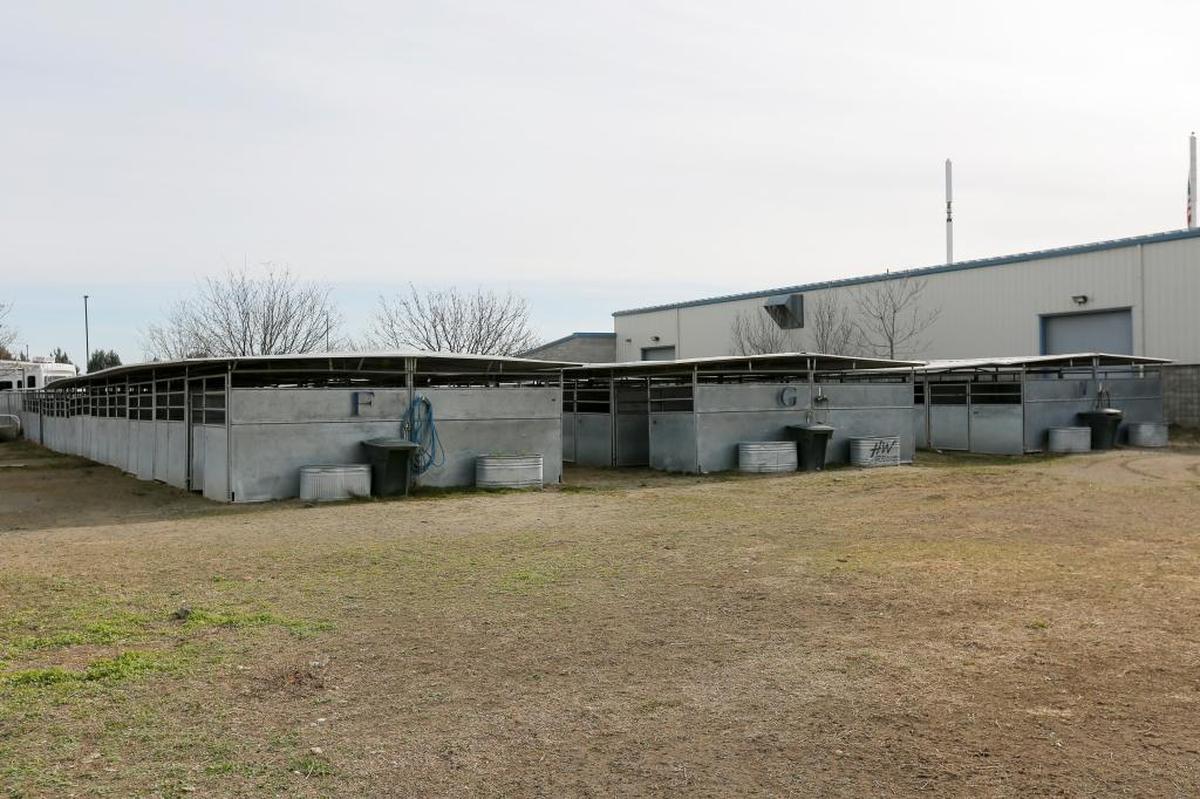 Franklin County will consider upgrading the outdoor arena at TRAC if it paves the indoor rodeo arena.