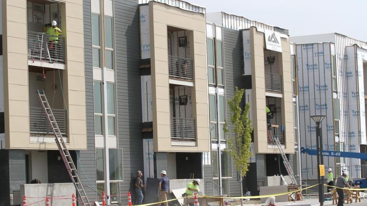 In Richland, the city approved land use permits for a 331-unit addition to The Lofts at Innovation Center, shown during construction in 2013. Construction on the addition is expected to begin by mid-year.