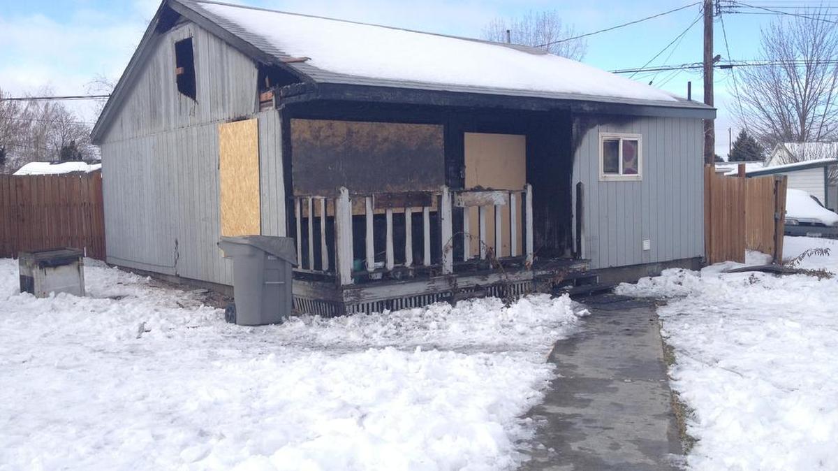 The house at 909 Willard Avenue was destroyed by fire on Monday night.