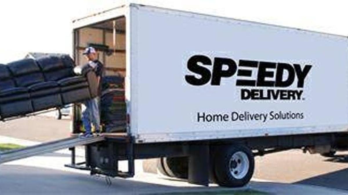 A Speedy Delivery truck was stolen in Kennewick on Tuesday.
