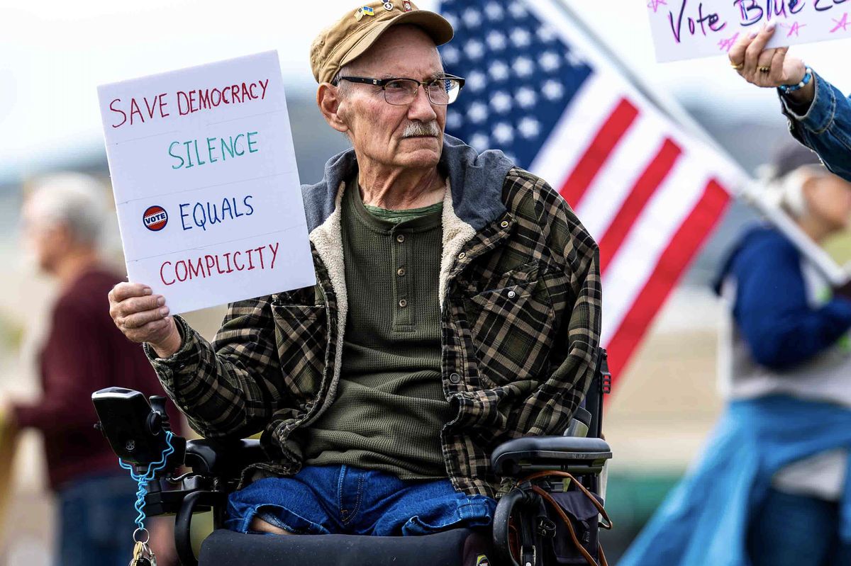 Don Cooper, 77, of Kennewick, lost two legs and an arm during a 1969 attack while serving in Vietnam. He is against President Trump’s war in Iran, and called it a “deep mess.”