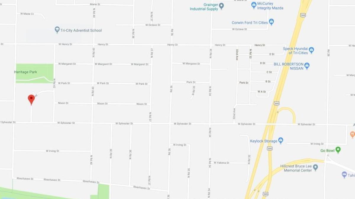 This Google Maps screen capture shows 43rd Way in Pasco. Richland, Pasco and regional SWAT officers raided a home on the 800 block of 43rd Way to arrest James Wright in connection to a Dec. 22, 2017, robbery.
