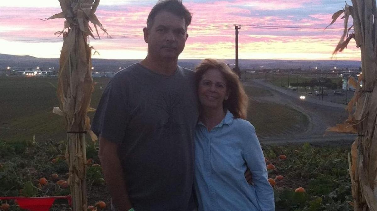 Chris and Dorothy Vowels, pictured at Middleton Farms in Pasco, have been forced to spend time apart while he battles severe aplastic anemia. Chris, a retired Richland police sergeant, is now in Seattle preparing for a bone marrow transplant.