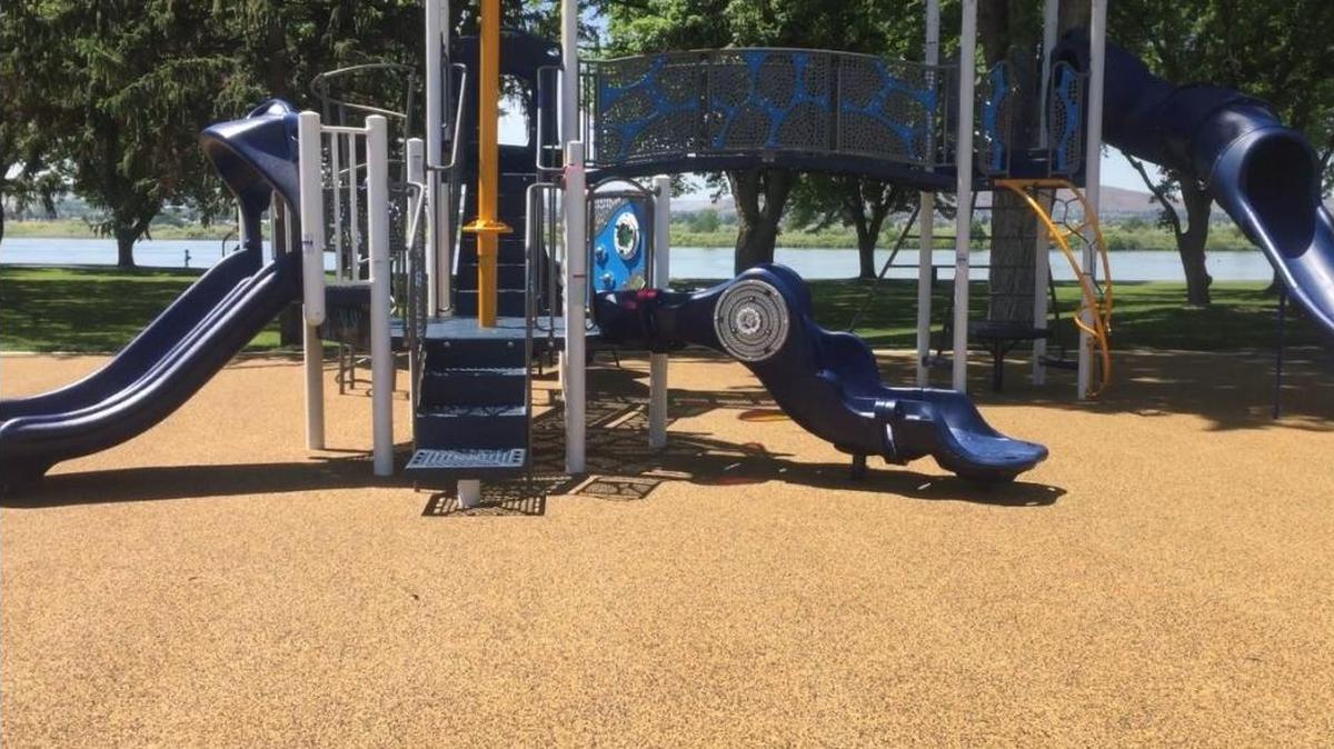 A ribbon cutting will be held at 2 p.m. Friday to celebrate the installation of a new playground in Pasco’s Chiawana Park.