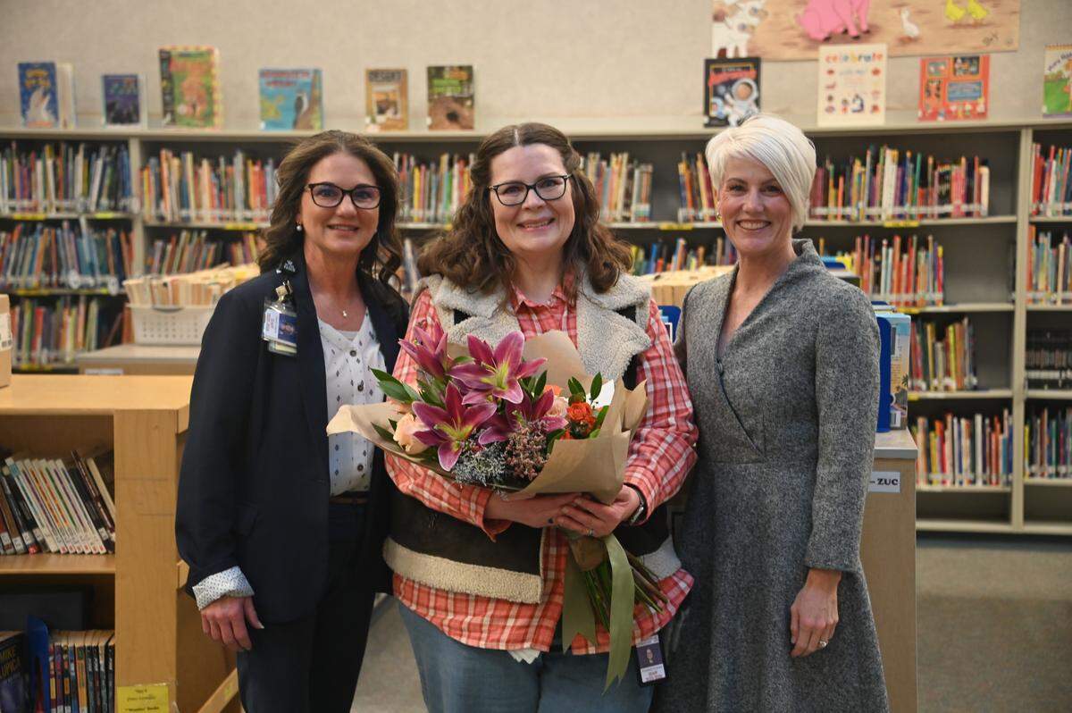 Elisabeth Copsey has worked in Pasco schools since 1993, and is the district’s 2026 Crystal Apple Award recipient. 