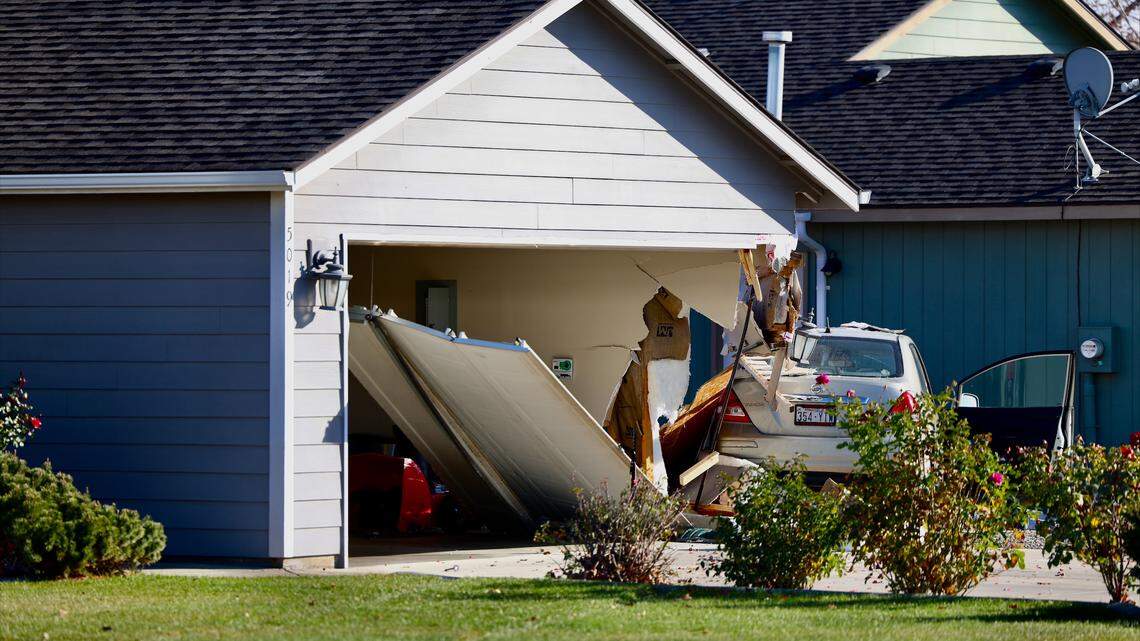 Pasco emergency crews investigated a car crash and possible gas leak on the 5000 block of Wrigley Drive on Friday morning.