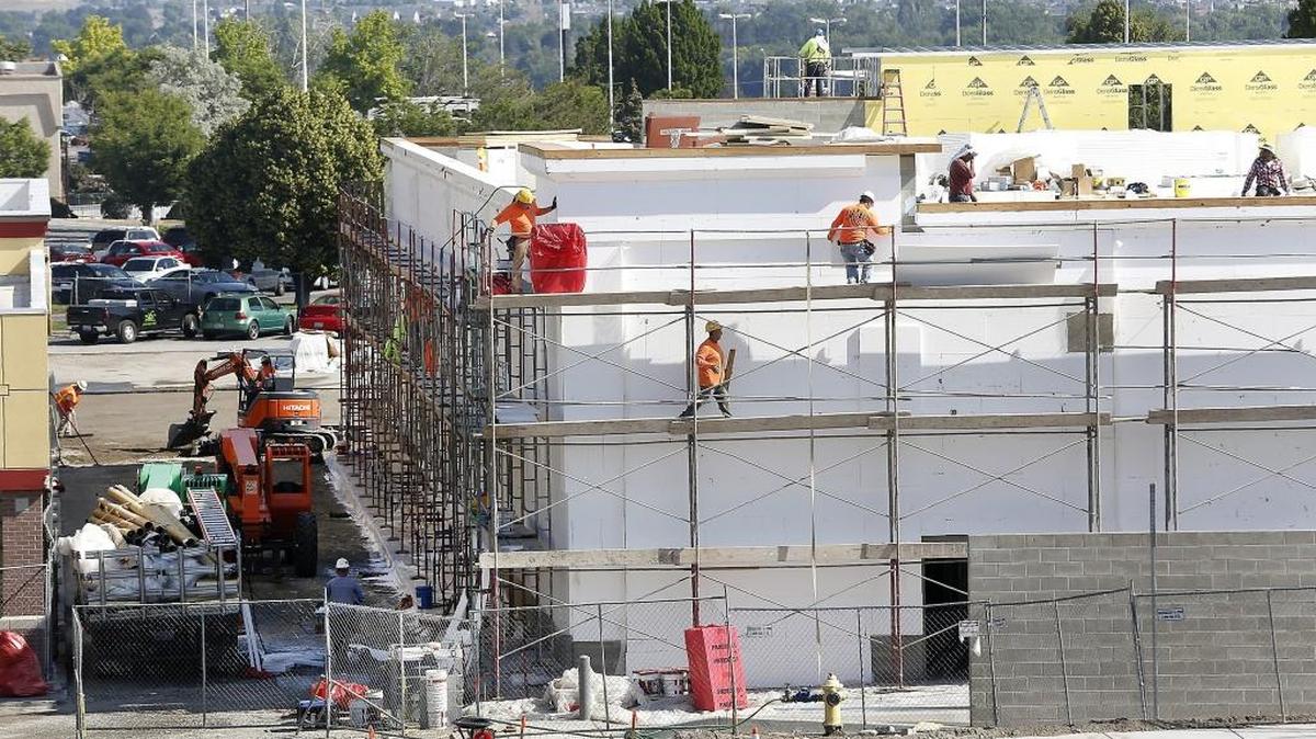 A new HomeGoods store under construction at Columbia Center in Kennewick reflects ongoing growth in the Tri-City economy. Benton-Franklin Trends, an economic initiative of Eastern Washington University, reports the local GDP grew 35 percent between 2001-14.
