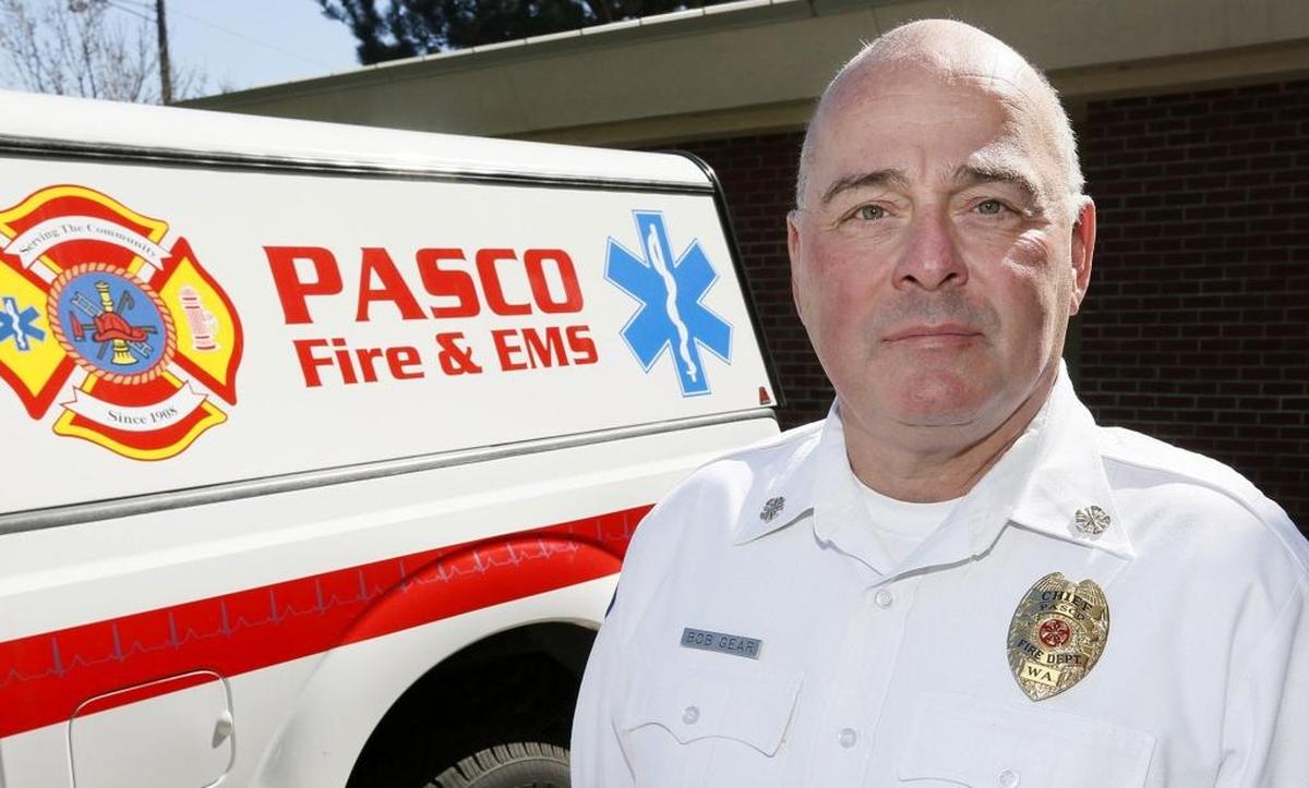 Pasco Fire Chief Bob Gear says a new prerecorded dispatching system will shave time from Tri-City first responder dispatch times.