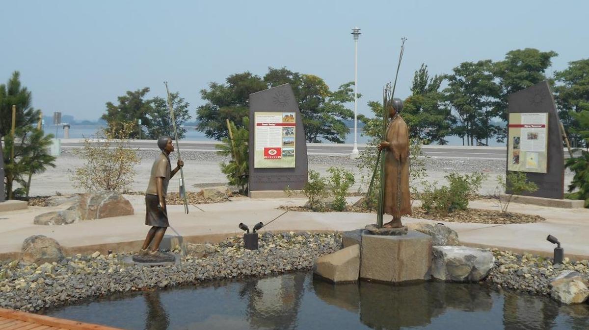 The Port of Kennewick and the Confederated Tribes of the Umatilla Indian Reservation will celebrate completion of updgrades to Clover Island, including the new Wiyákuktpa Gathering Place at 10:30 a.m., Friday.