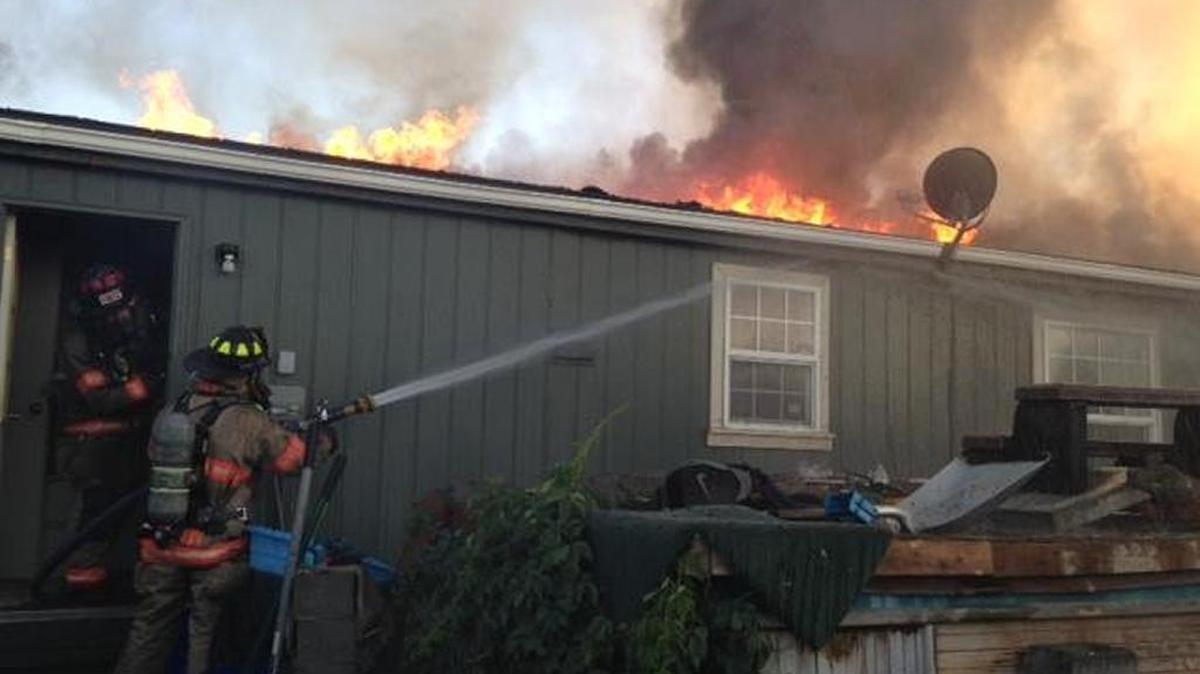 The fire started about 8 p.m. at 8510 W. Yellowstone Avenue. Several fire agencies and Kennewick police were sent out to help.