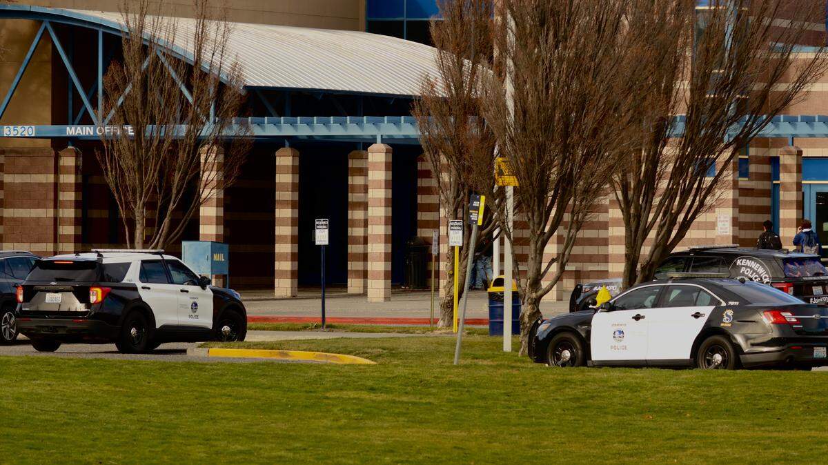 Kennewick police on Monday morning were actively investigating a disturbance that occurred between a Southridge High School student and expelled student at a nearby bus stop.
