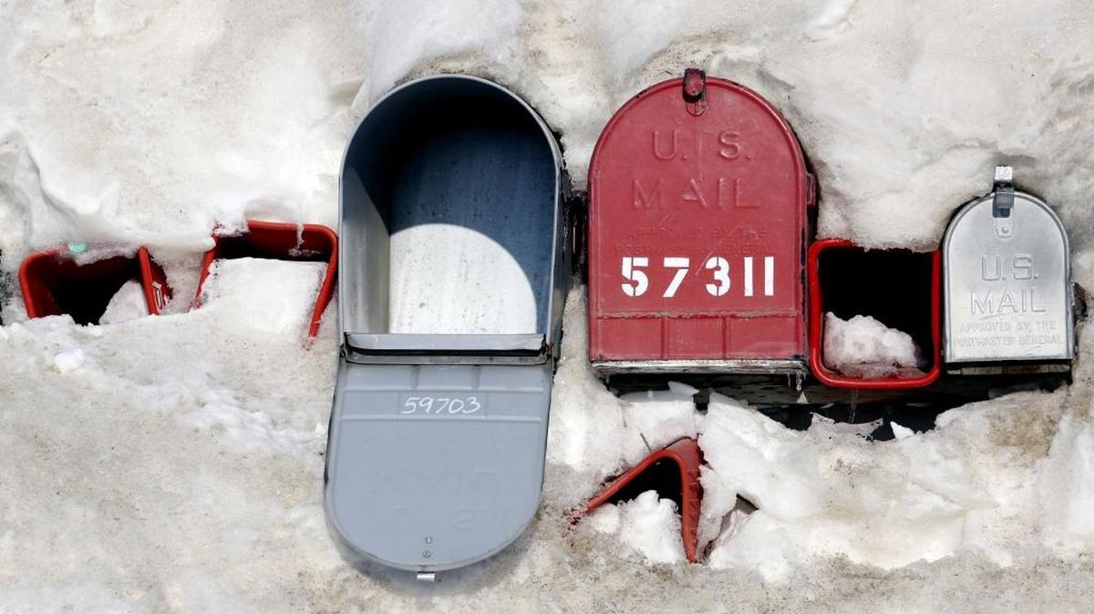 Mailboxes are snowed in along Ruppert Road in West Richland in the Friday afternoon. Got a great weather photo? Send it to tricityherald.com/sendphoto