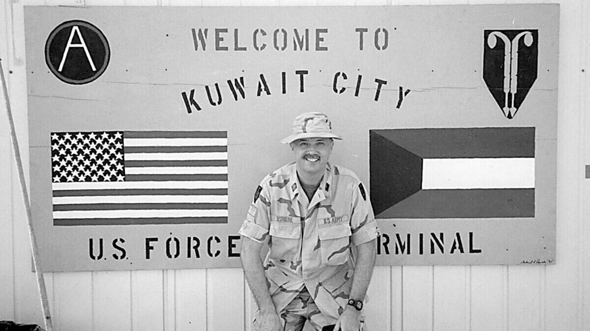Steve Osborne enlisted in the Army Reserves in September 1969.  In 1991, Steve deployed to Saudi Arabia during Operation Desert Storm and was stationed at King Khalid Military Center. 