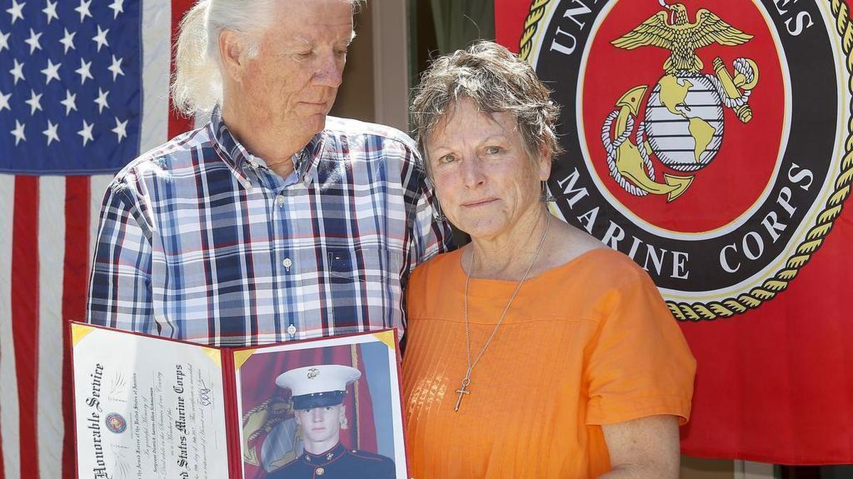 The WEst Richland Post Office is one step closer to being dedicated to Marine Sgt. Dietrich Schmieman, who was one of 16 service members who died in a cargbo plane crash on July 10, 2017. U.S. Rep. Dan Newhouse was moved to nominate Schmieman for the honor after meeting his parents, Susan and Eric Schmieman, of Richland.