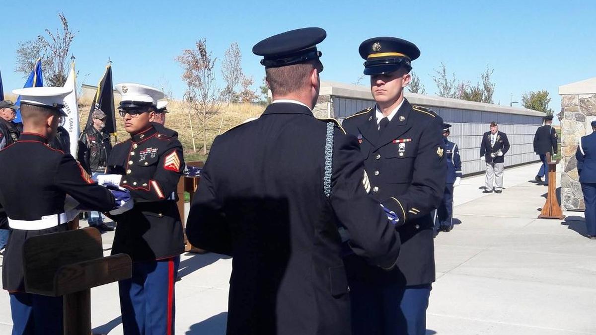 Marine Pvt. Daniel Swartz was interred at the Washington State Veterans Cemetery in Medical Lake in October after his remains were unclaimed at a Pasco funeral room.