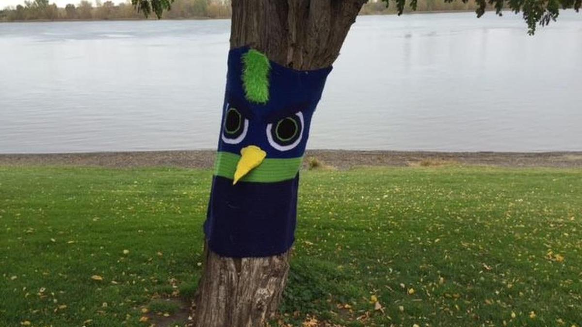 A Kiona-Benton City Elementary School music teacher dominated the Richland Parks and Recreation’s 2015 annual Sweater Weather awards. Camille Page’s Seahawks sweater earned the People’s Choice award, and a Minion sweater earned the Mayor’s Choice and Park Ranger’s Choice awards.