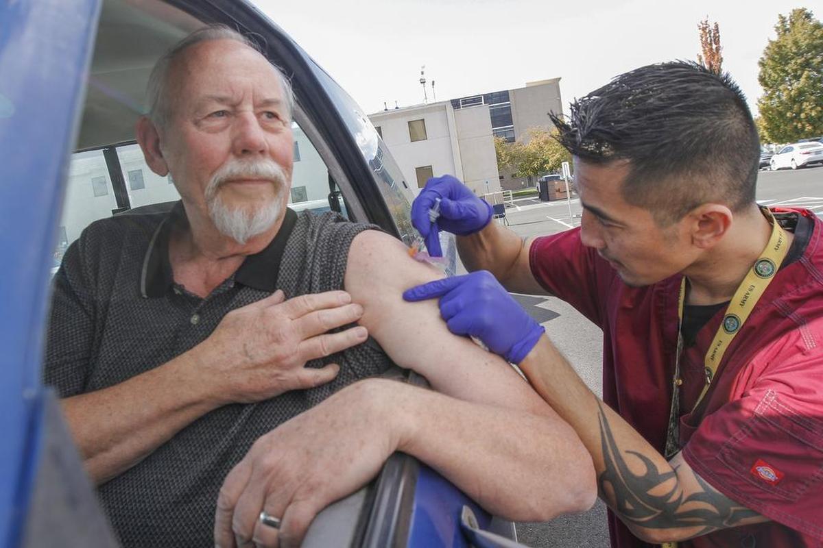 Among services offered at the Veterans Administration clinic in Richland are flu shots, including drive up service on some days.