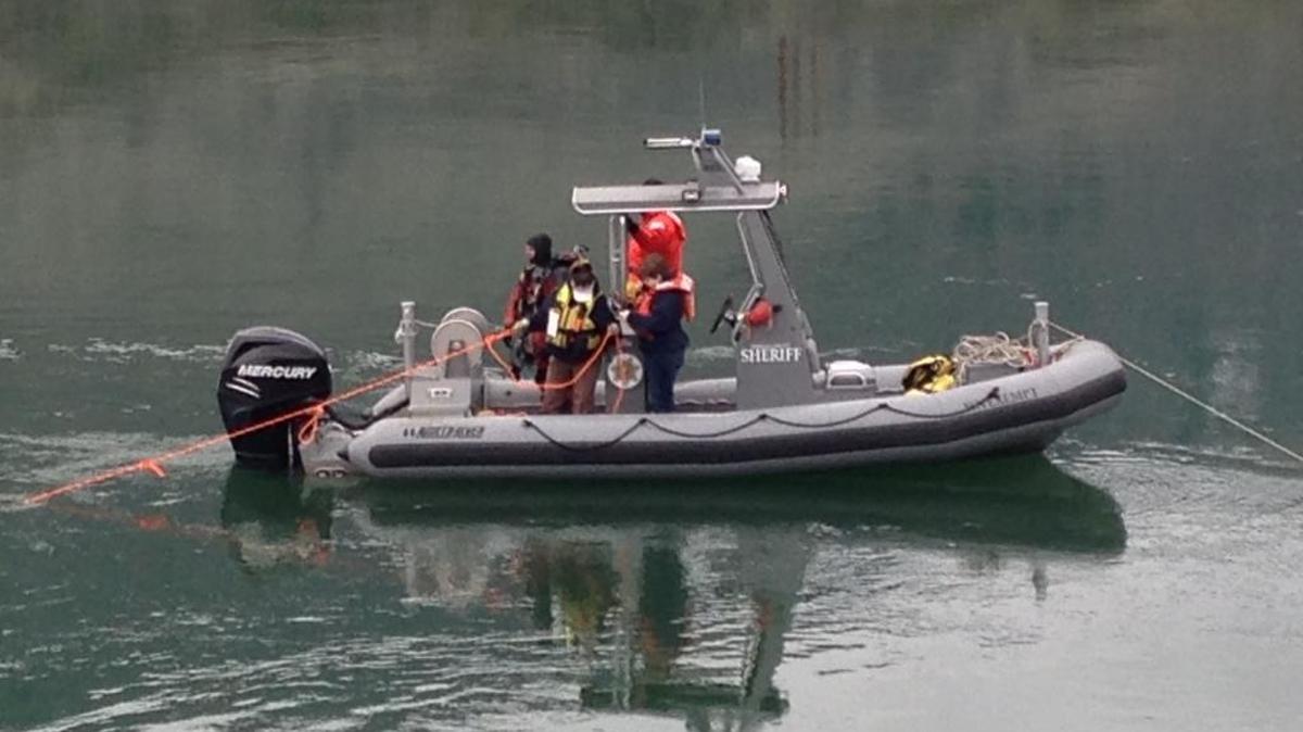 A patrol boat was used in the search for a body in the Columbia River in Douglas County.