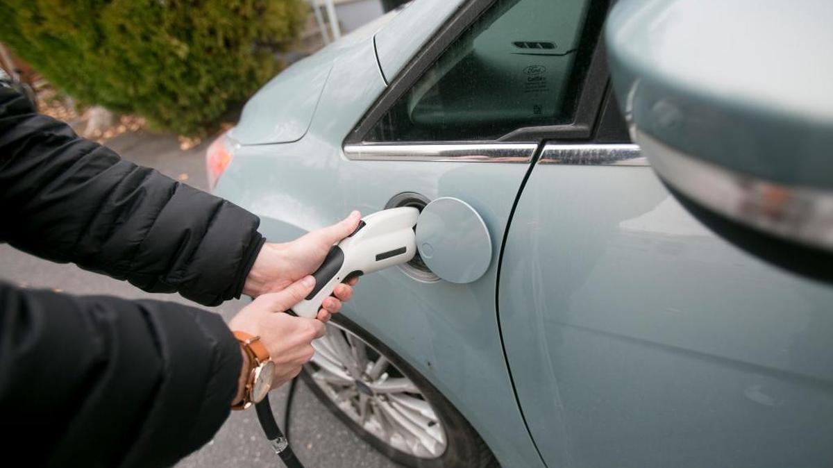 One or more charging stations for electric vehicles may be installed at the Southridge Sports and Events Complex.