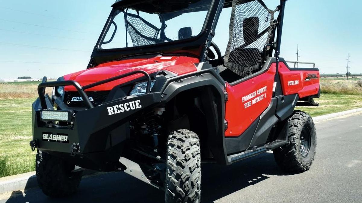 Franklin County Fire District 3 bought a special off-road vehicle to reach injured people in remote areas where a normal ambulance can’t go.