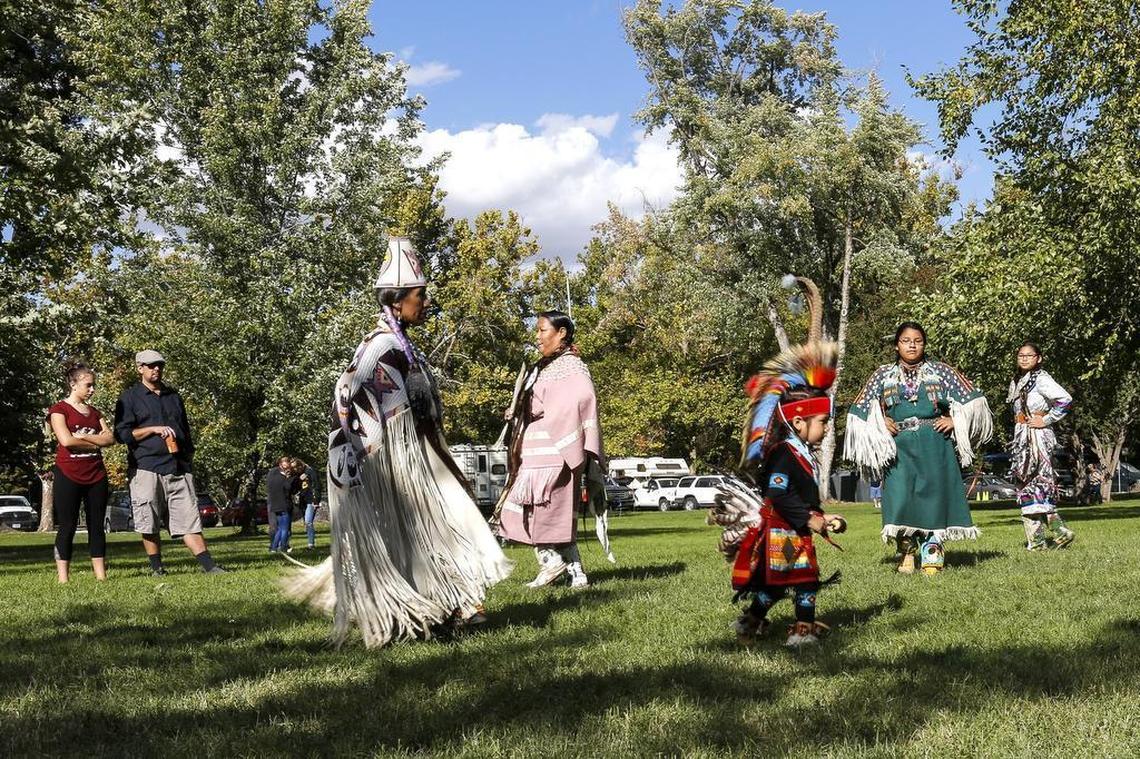 A performance during Heritage Day at Sacajawea State Park in Pasco in 2017.