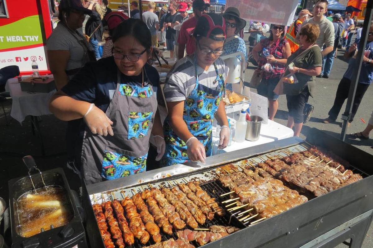 The 2022 Fiery Foods Festival is at the $6.5 million remodeled Pasco Farmers Market and Peanuts Park in downtown Pasco.