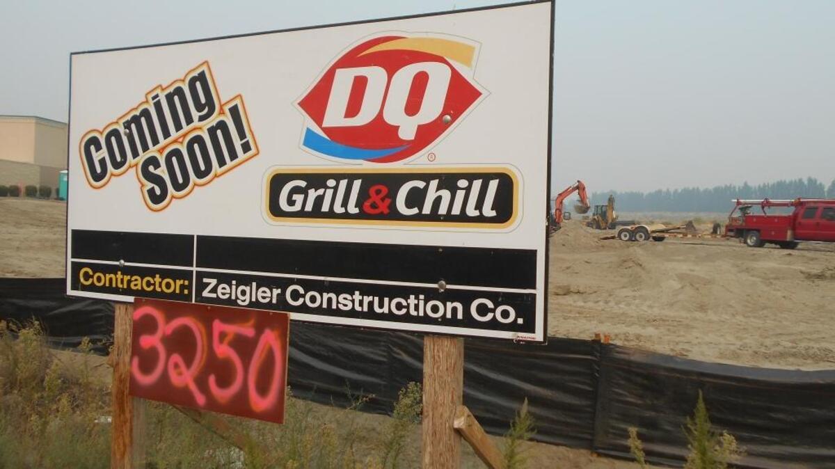 Dairy Queen Grill & Chill will open on Duportail Street in Richland in December. The new location succeeds one that closed at Columbia Center in June.