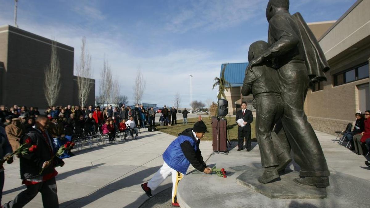 The 26th annual Martin Luther King Jr. bell-ringing ceremony is at noon Monday at Columbia Basin College in Pasco. The event begins at the King statue on campus and then moves inside the Gjerde Center.