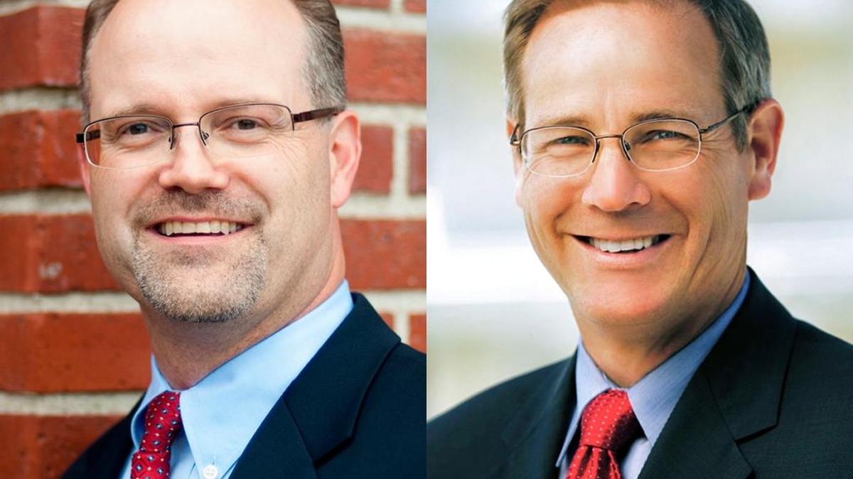 Matt Beaton, left, and Brad Peck.