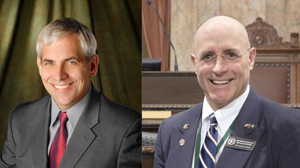 Rick Jansons, left, and Brad Klippert
