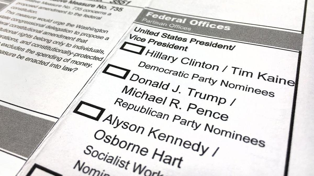 Ballots are trickling in slower than expected in Benton and Franklin counties, possibly because voters are waiting for any last-minute surprises in the testy race for president.