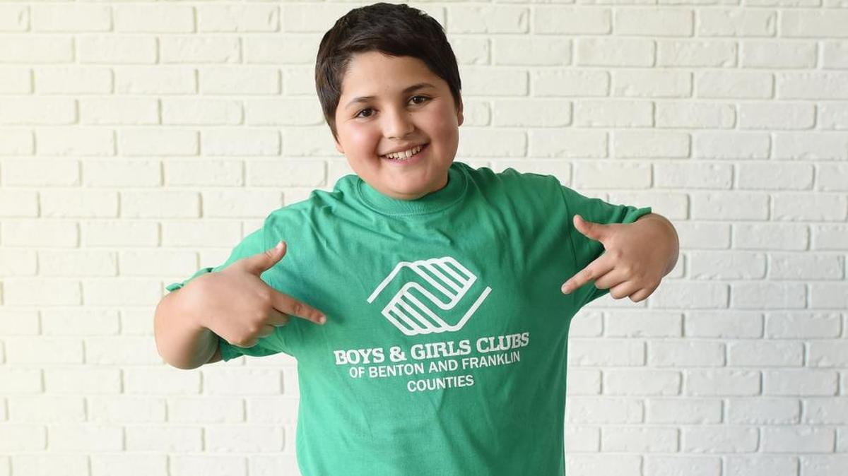 Juan Vega, 13, loves attending the Boys & Girls Club.
