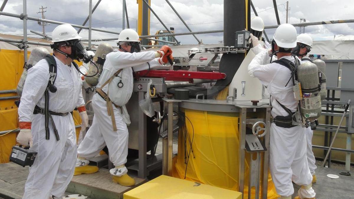 Hanford tank farms workers face a number of hazards while performing their jobs. Critical tasks include tank waste removal, replacing outdated equipment and preparing the systems needed to deliver tank waste to the Waste Treatment and Immobilization Plant.