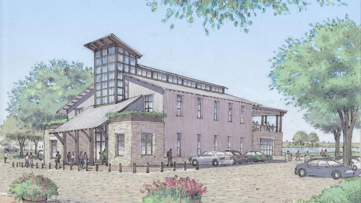 This is a conceptual drawing of CBC’s culinary education center, part of the school’s work with the Port of Kennewick and the City of Kennewick in the development of the Columbia Gardens Urban Wine & Artisan Village.