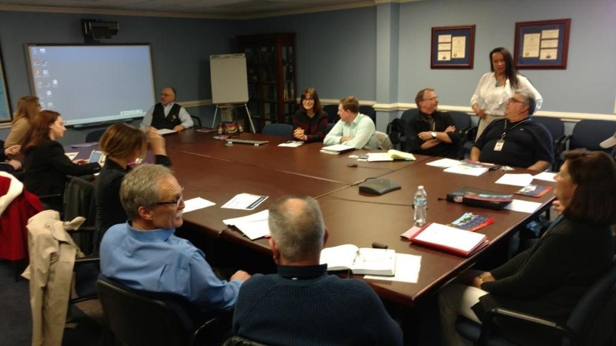 TCLBA members prior to meeting with Confederated Tribes of the Umatilla Reservation representatives.