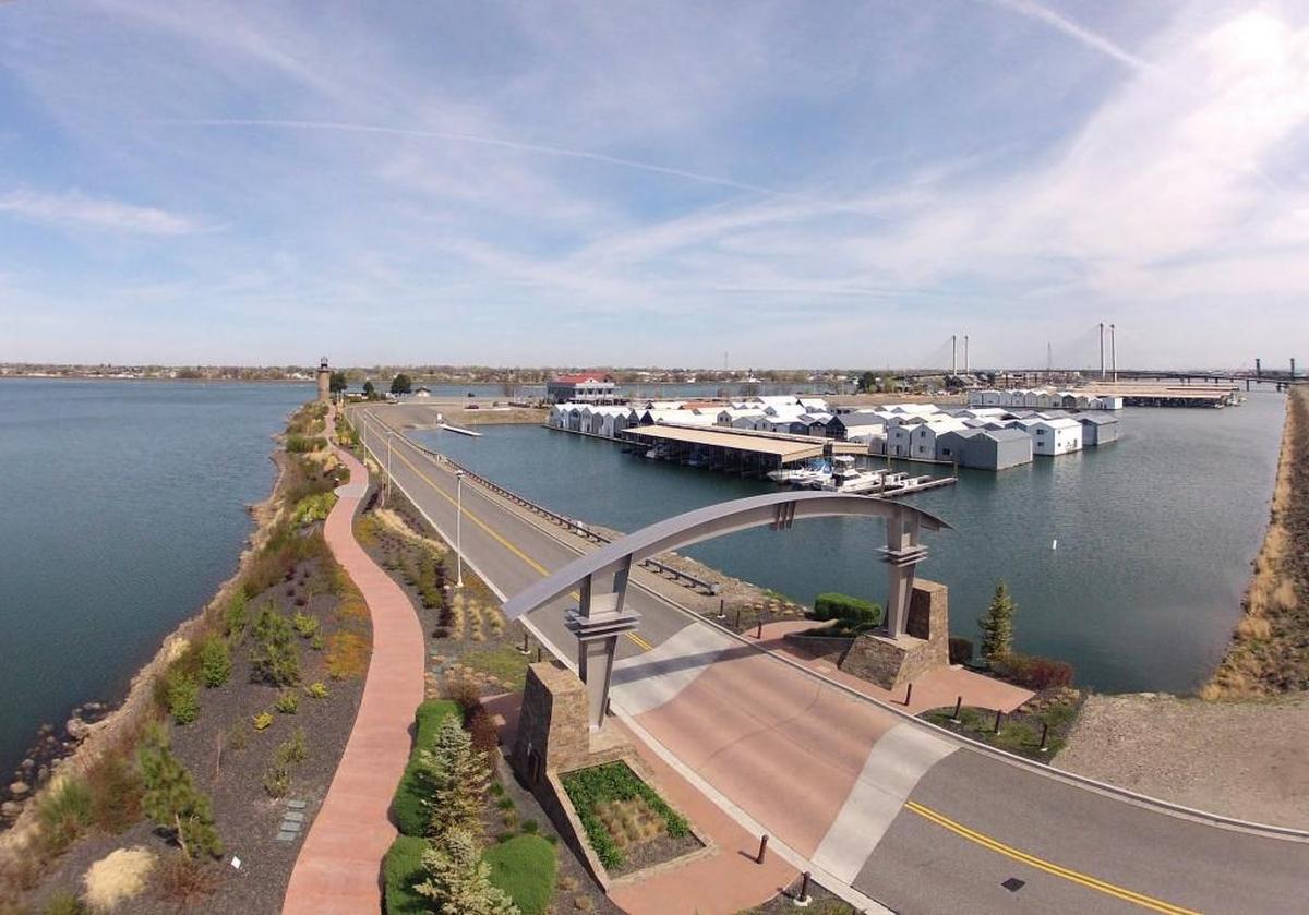 The Port of Kennewick is considering two concepts for the future of the waterfront and Clover Island in downtown Kennewick.