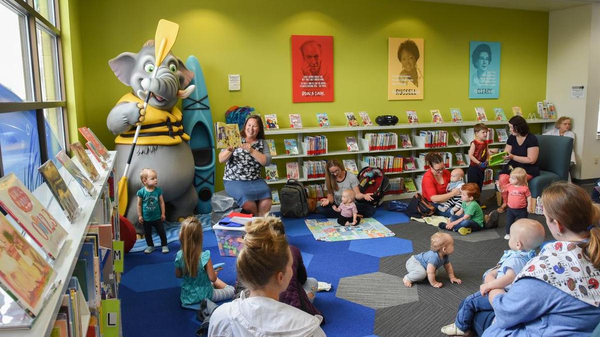 The West Richland library branch was remodeled in April 2019.