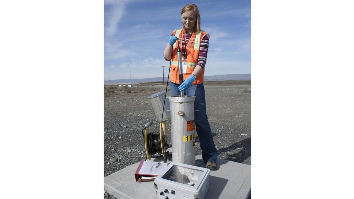 Supporting Hanford cleanup, local businesses like Freestone Environmental Services, Inc. develop and use innovative, time- and cost-saving technologies like this field-deployable sensor to measure hexavalent chromium in groundwater.