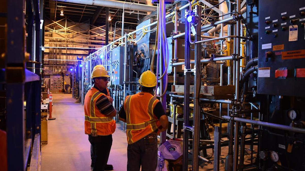 The Chiller Compressor Building was one of the utility buildings turned over for startup and testing in 2018. It is part of the Balance of Facilities support infrastructure and is one of 56 systems.