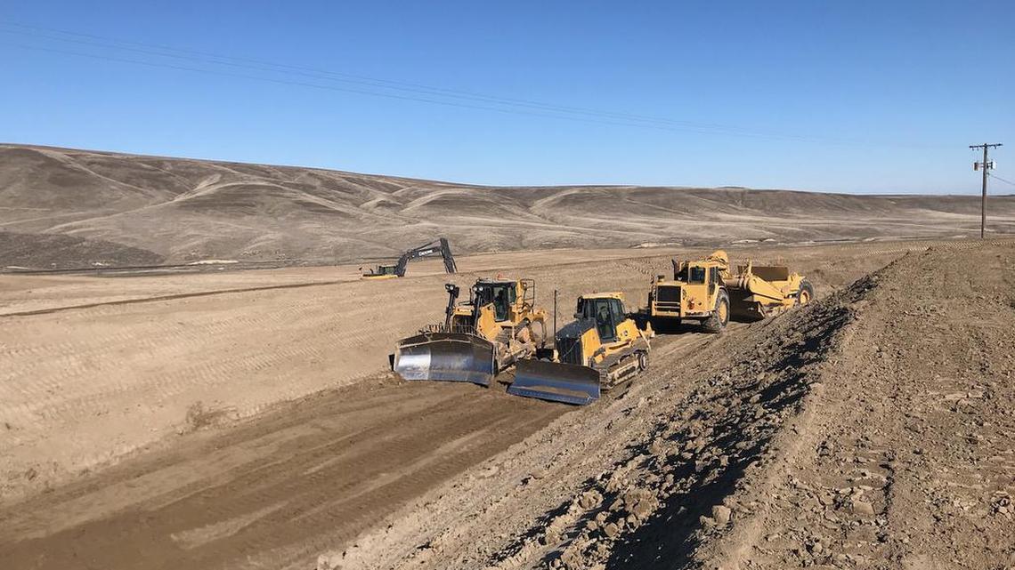 Widening our main canal for increased storage.