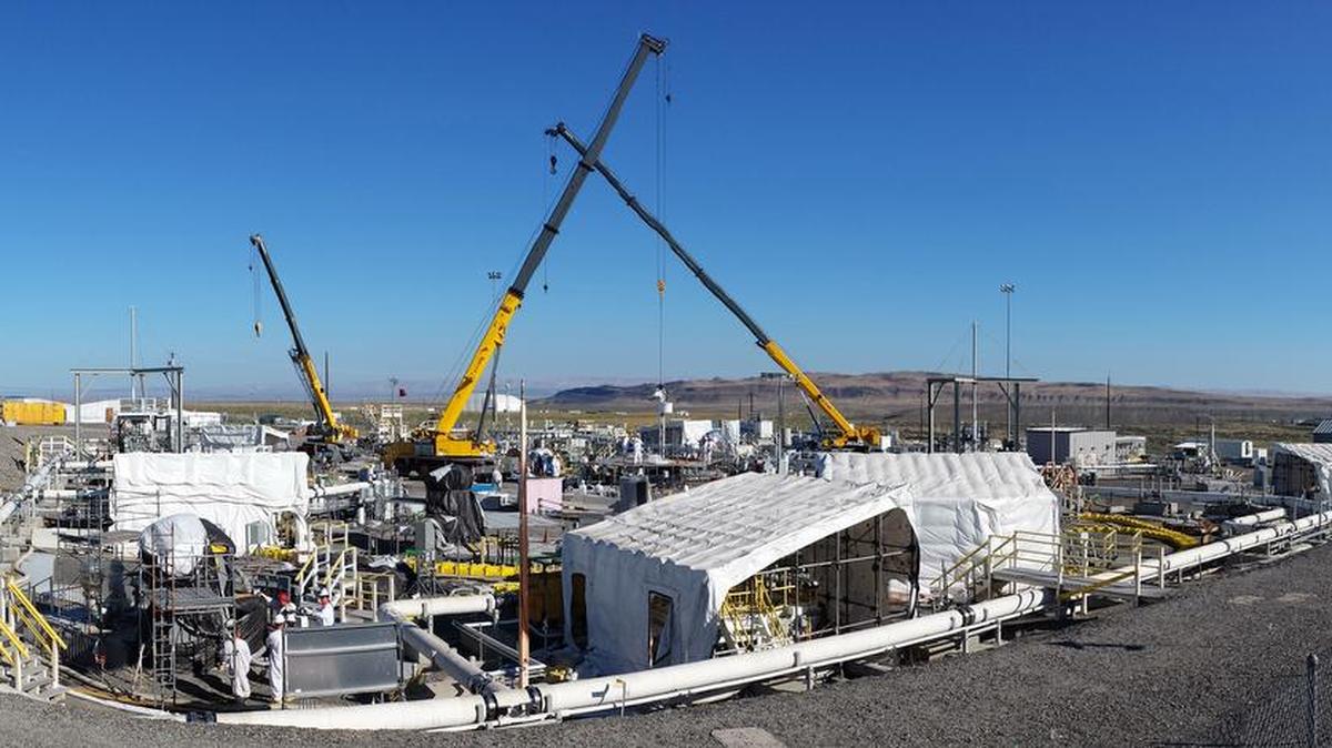 Work continues on retrieving waste from Hanford’s C-Farm, one of Hanford’s single-shell tank farms. Waste in tank C-102 was retrieved last year, bringing a total of 15 single-shell tanks retrieved, 14 of which are in C-Farm. Retrieval work continues on tanks C-105 and C-111, the final two in the farm. This year, the Office of River Protection will start retrieving waste from the double-shell tank AY-102 and work continues on preparing A and AX farms for retrieval.