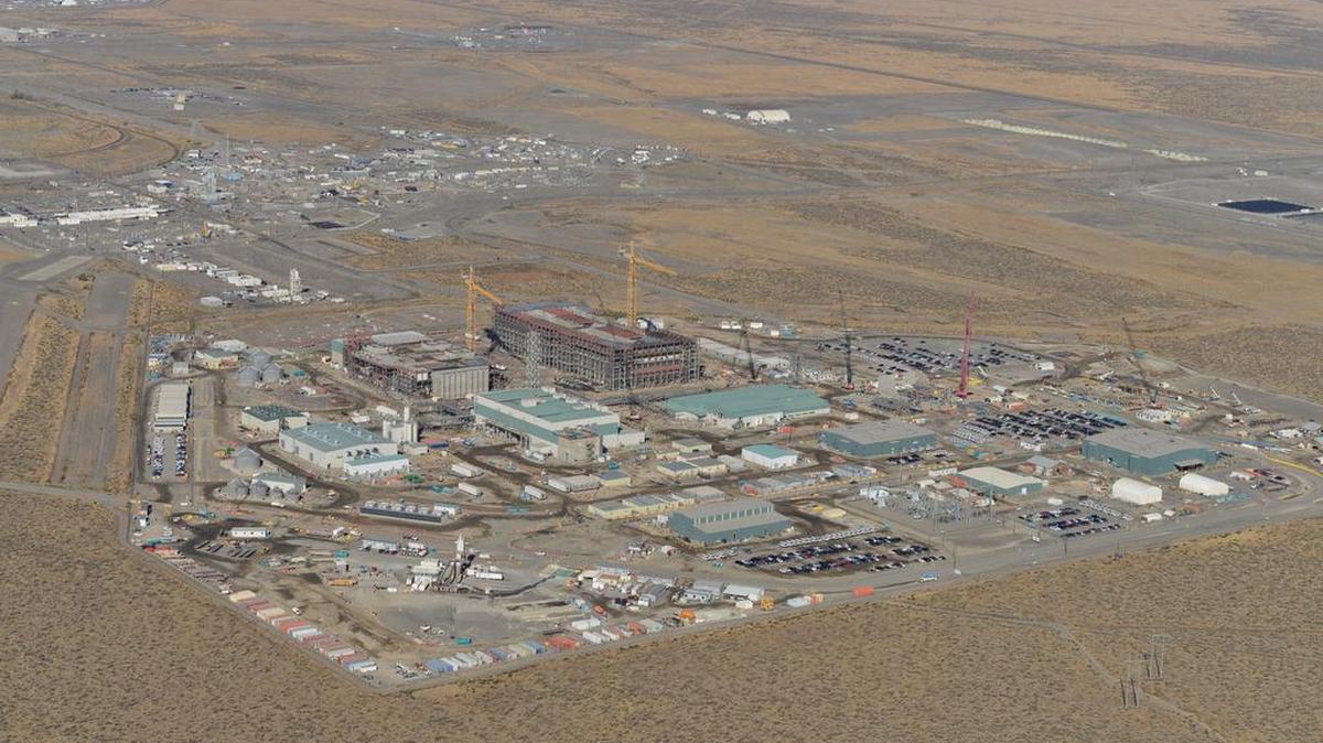 Work Progressing. Aerial view of the Waste Treatment and Immobilization Plant complex, which is working toward treating waste by 2023.