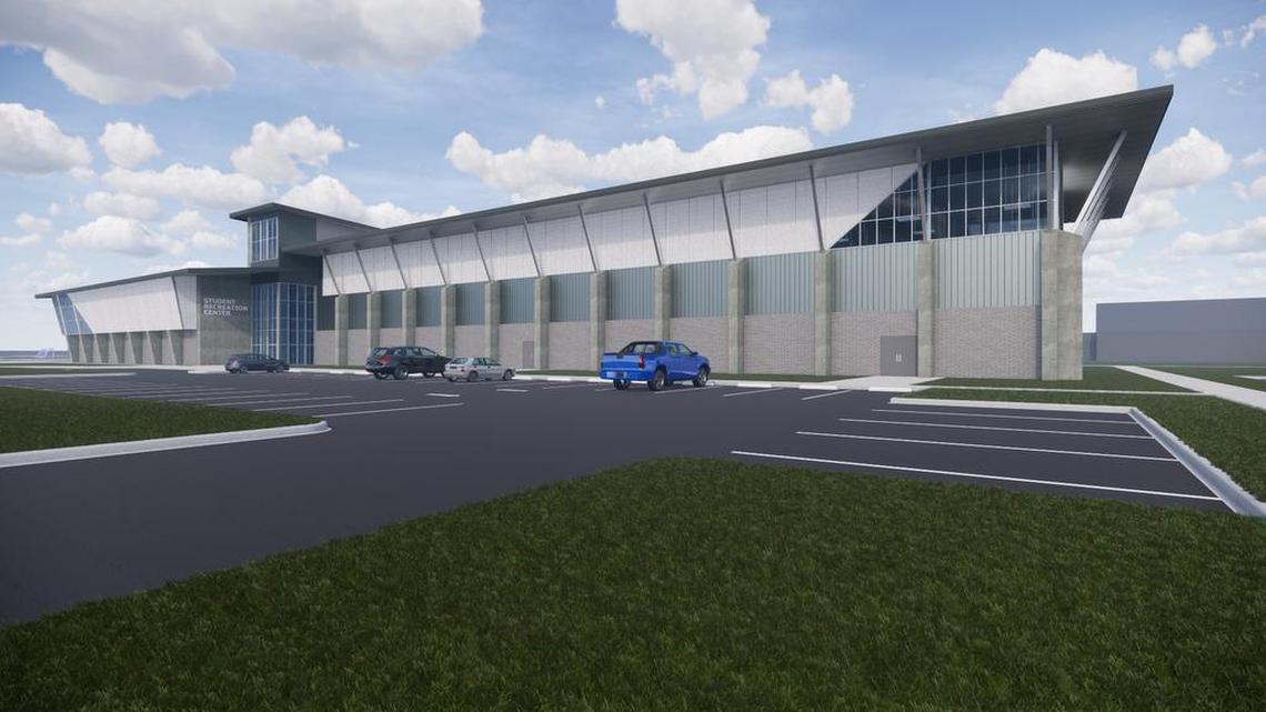 A rendering of the new CBC Rec Center.