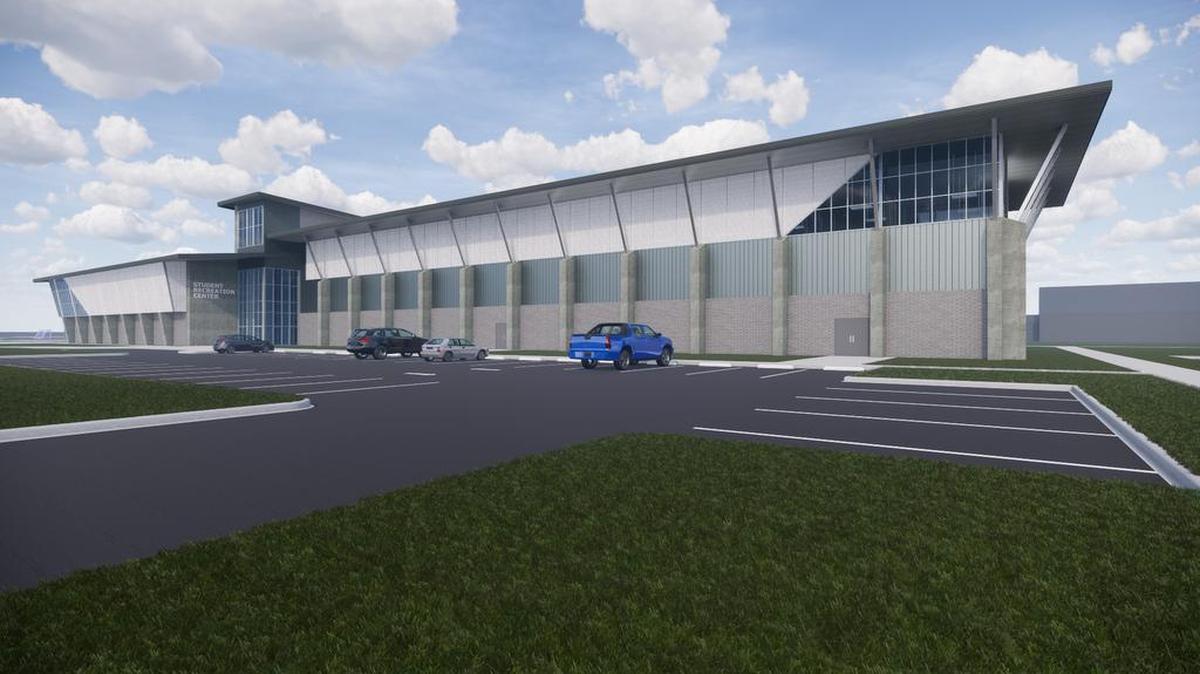A rendering of the new CBC Rec Center.