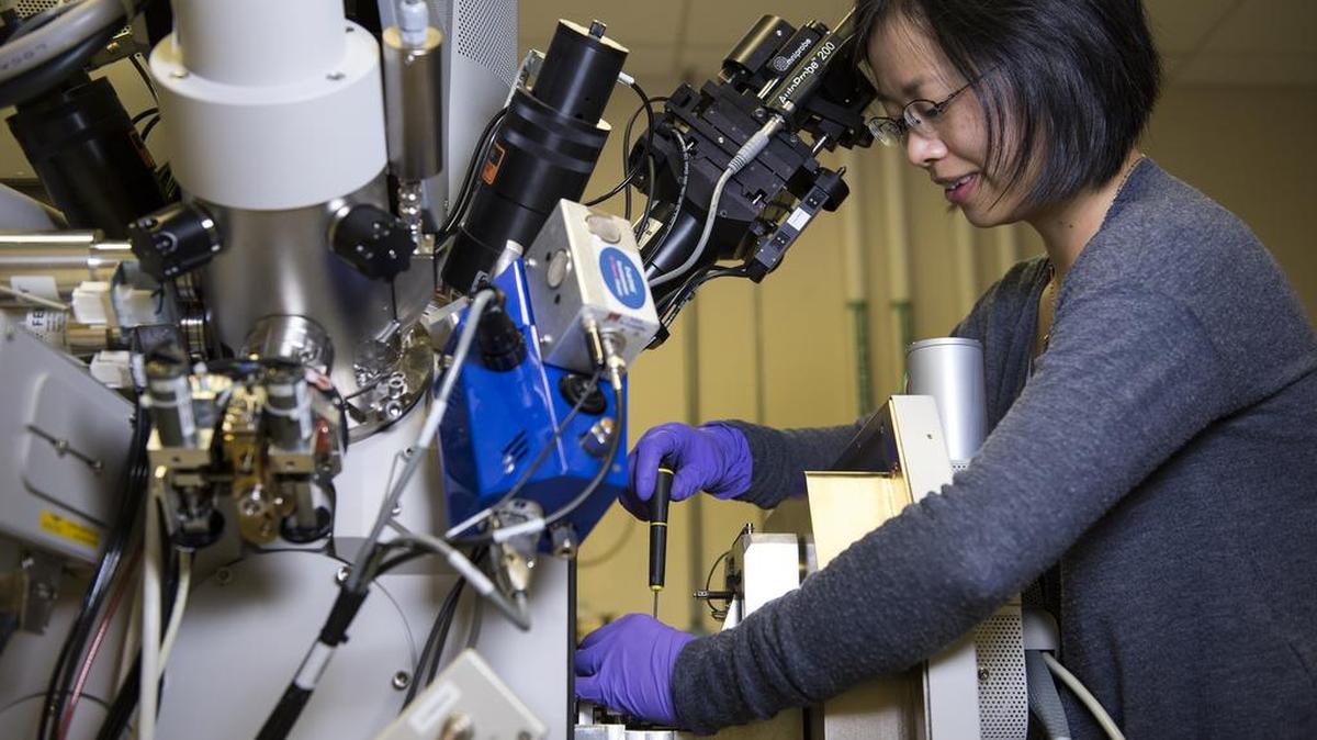 Materials scientist Ziqing Zhai and her colleagues at PNNL are working to advance the frontiers of knowledge, enhance energy resiliency and strengthen national security.