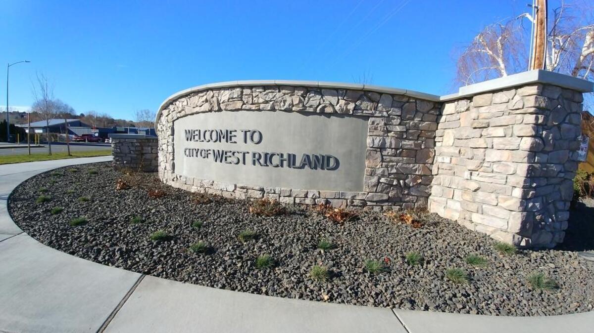 The entrance sign to the recently completed Yakima River Gateway. The park includes river access and amenities along the Yakima River including walking, biking, fishing, swimming and picnicking along with a public restroom. It also includes a much-needed parking lot as well as interpretive signage telling of the local history and flora and fauna.