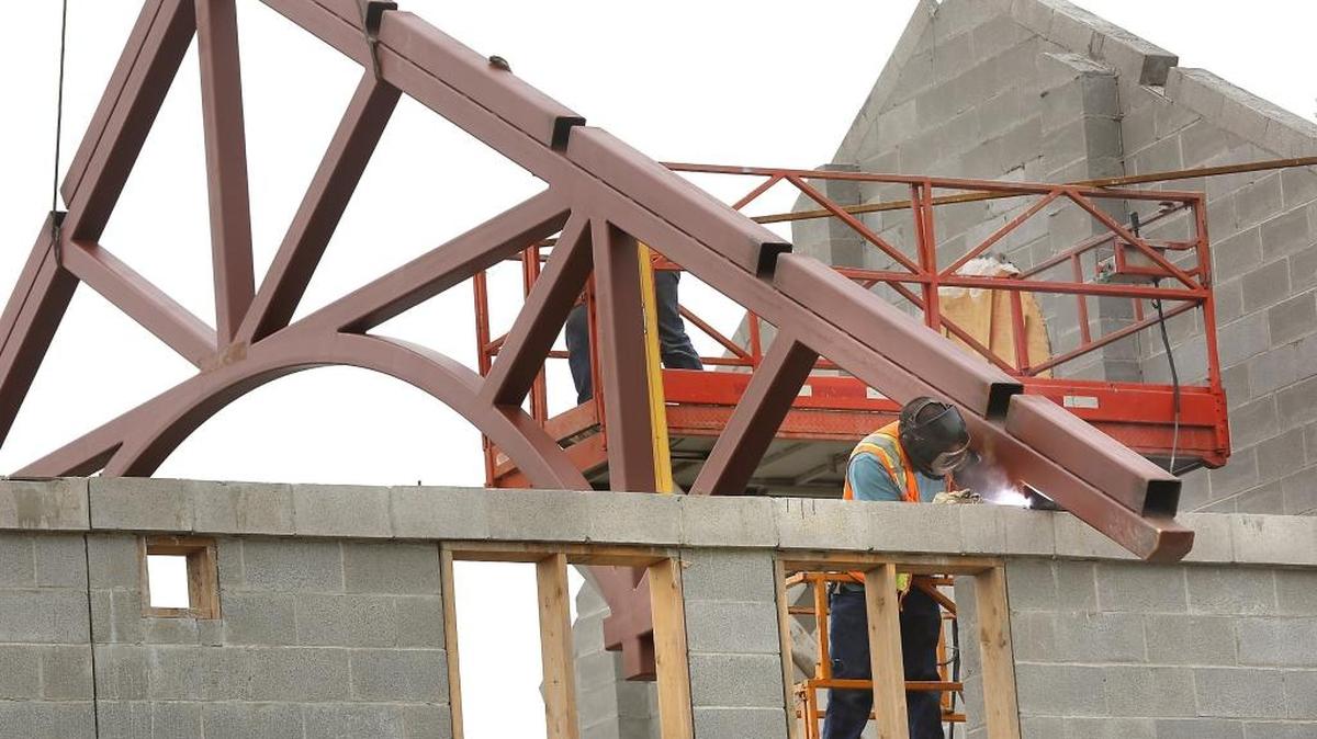 The buildings for the Columbia Gardens Urban Wine & Artisan Village in downtown Kennewick are taking shape. The site will soon be home to two wineries. This week the project received $2.2 million in rural development money from Benton County.