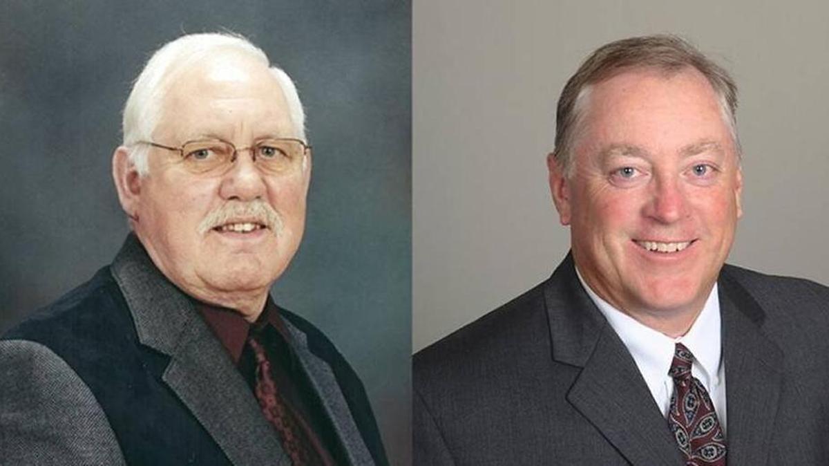 Franklin County Commissioner Bob Koch, left, was declared the winner over challenger Rodney “Rocky” Mullen after the Nov. 8 race went to an automatic recount.