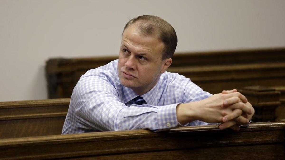 Tim Eyman looks on from the gallery during a hearing in King County Superior Court in this 2016 file photo.