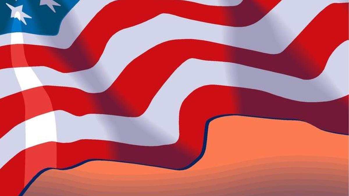 Wavy flag